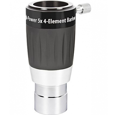 Orion High-Power 5x 4-Element Barlow Lens 1.25"